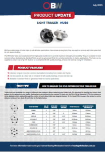 Light Trailer -Hubs product update